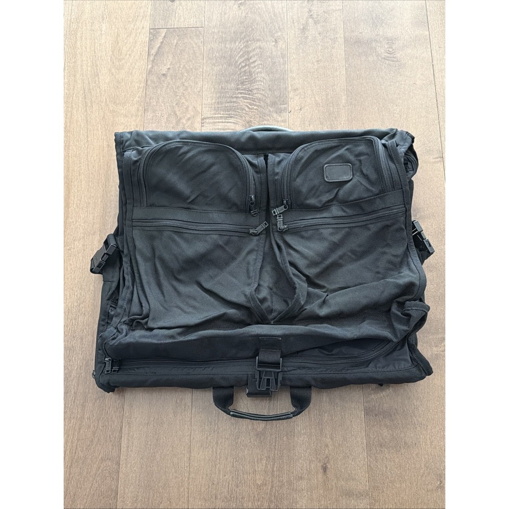 Tumi Black Travel Garment Duffel Bag